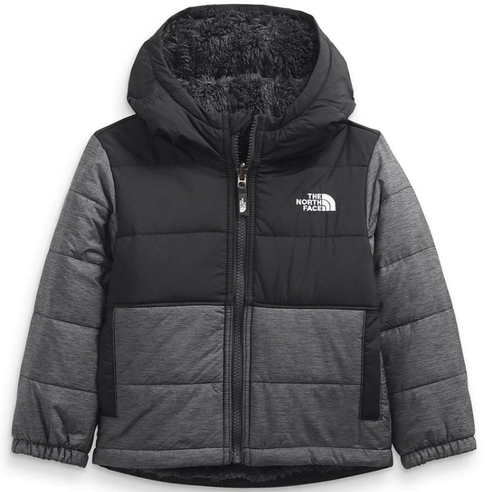 THE NORTH FACE Reversible Fleece Mount Chimbo Snow/Ski Hooded Jacket, Size 3T